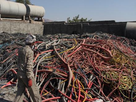 ضایعات سیم و کابل برق