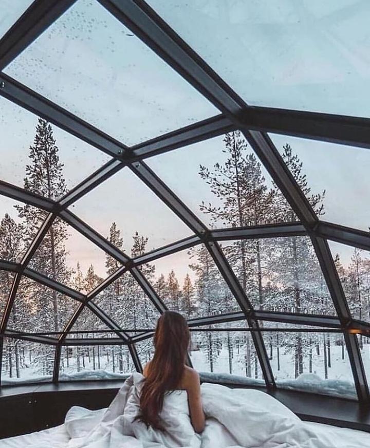 داخل خانه های هتل اسکیمویی