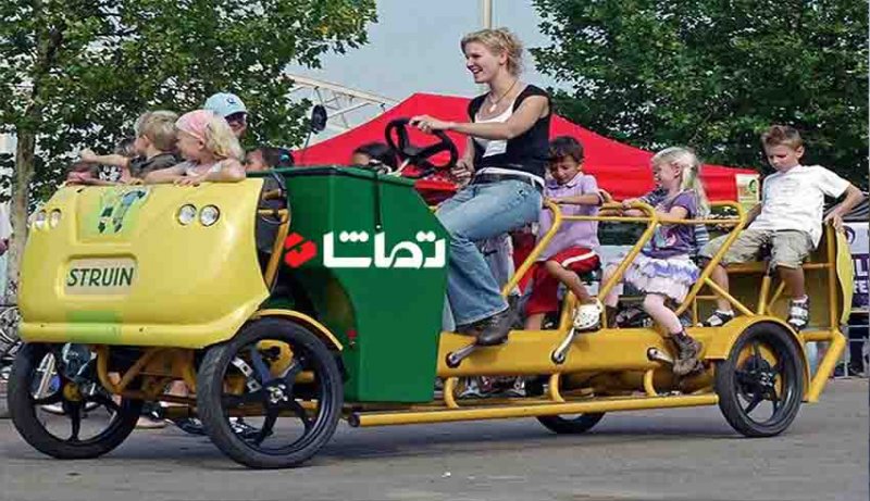 ایده سرویس مدرسه دوچرخه سواری