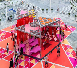 فضای خلاقانه شهری برای تفریح و عکاسی