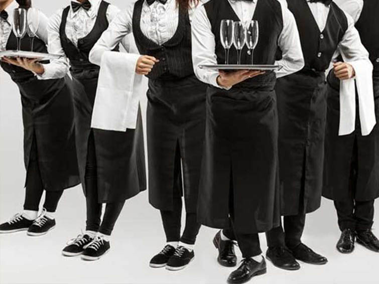 لباس فرم هماهنگ گارسون ها