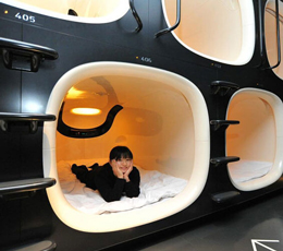 هتل های کپسولی