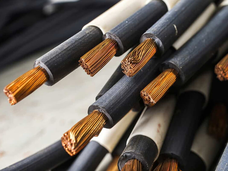  ضایعات سیم و کابل برق