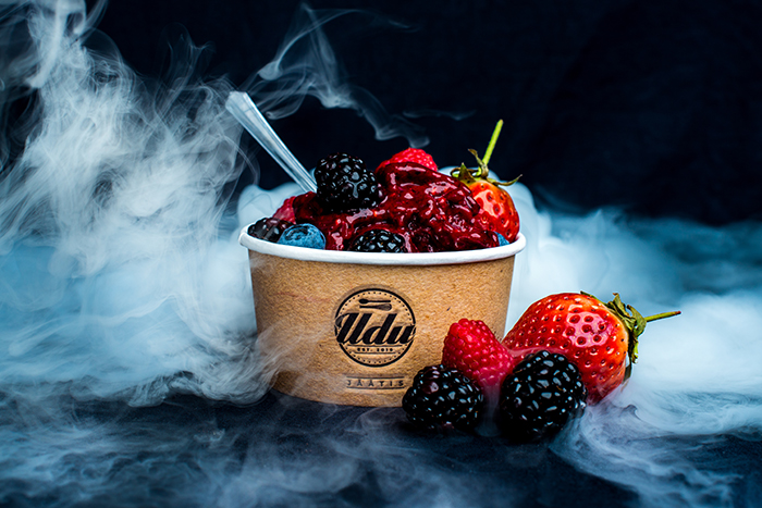 بستنی نیتروژنی